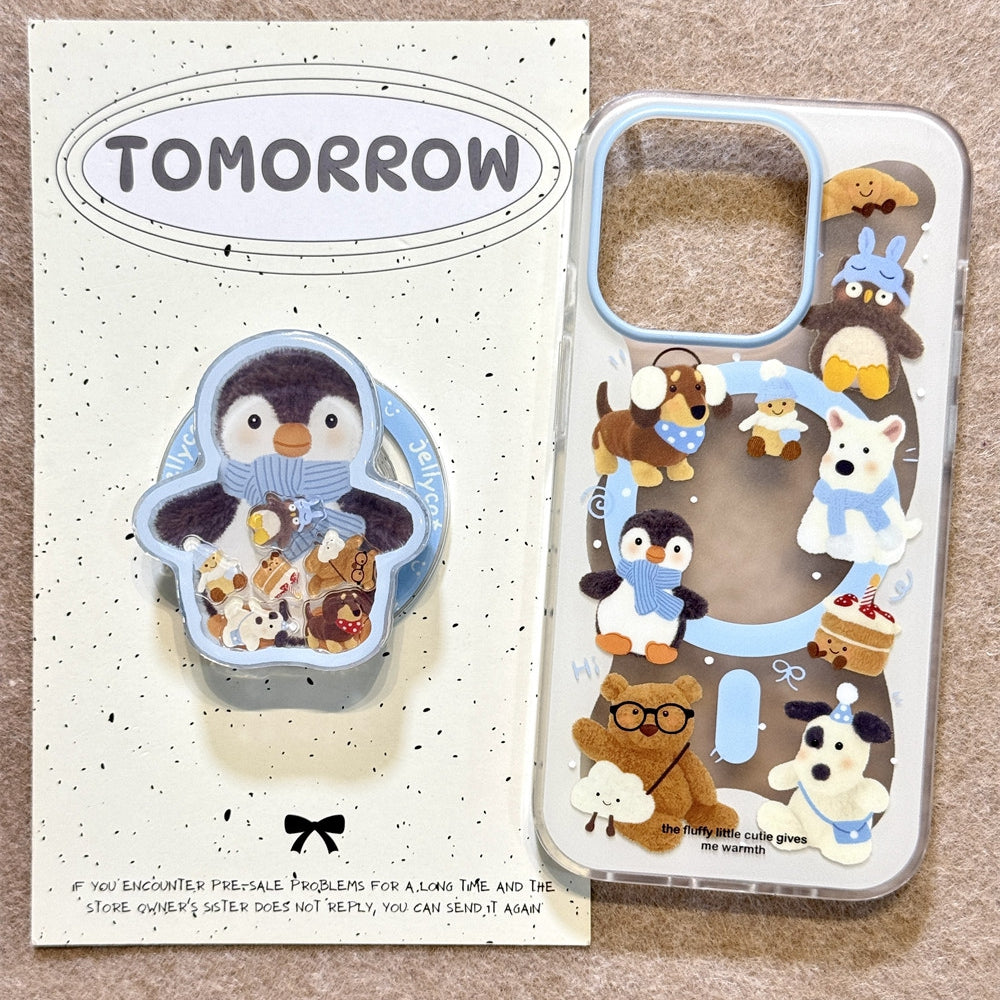 Jellycat Scarf Penguin Magnetic Stand Case