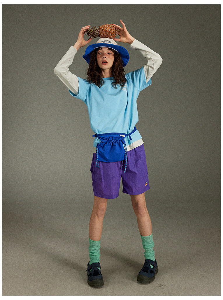 Lulugray Vintage Print Layered Tee