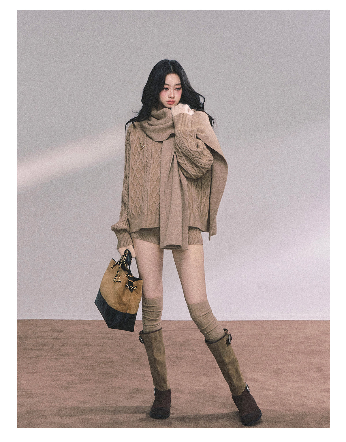 ShaoYeYan Zurich Exchange Student Korean Lazy Style Set