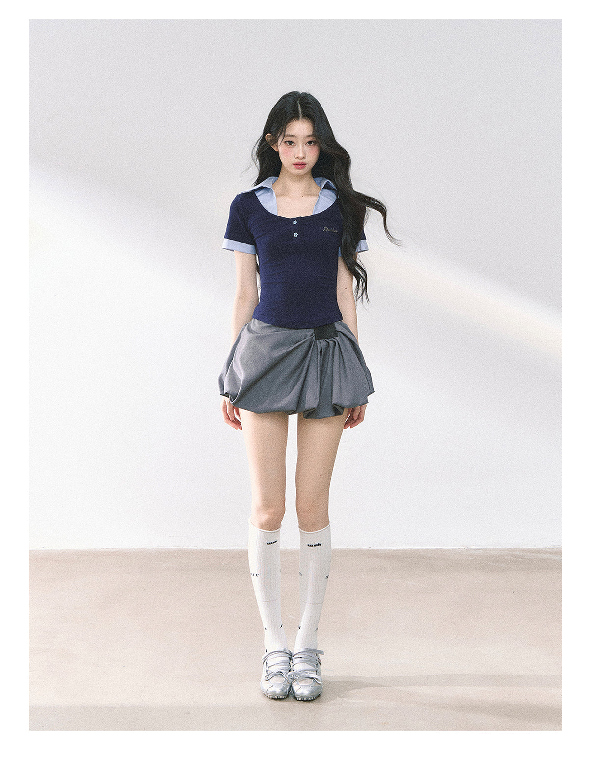 SHAOYEYAN American Style Cropped Tee