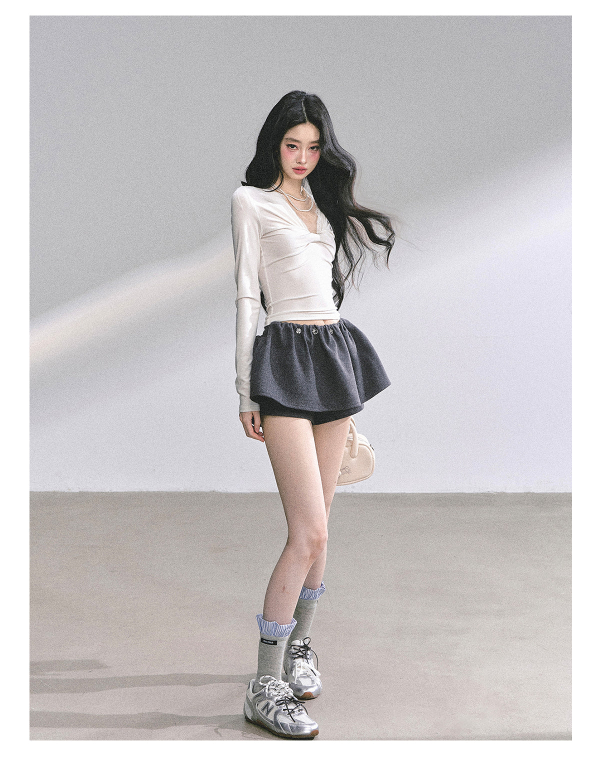 SHAOYEYAN Vintage White Moonlight Tee