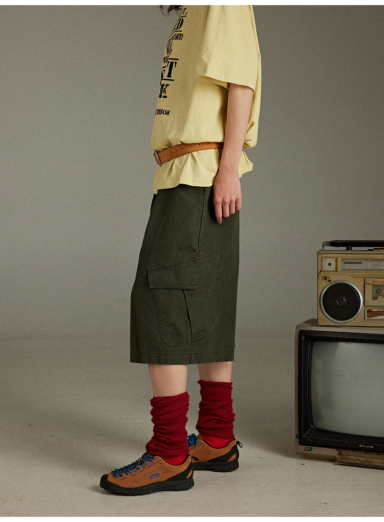 Lulugray Retro Cargo Shorts