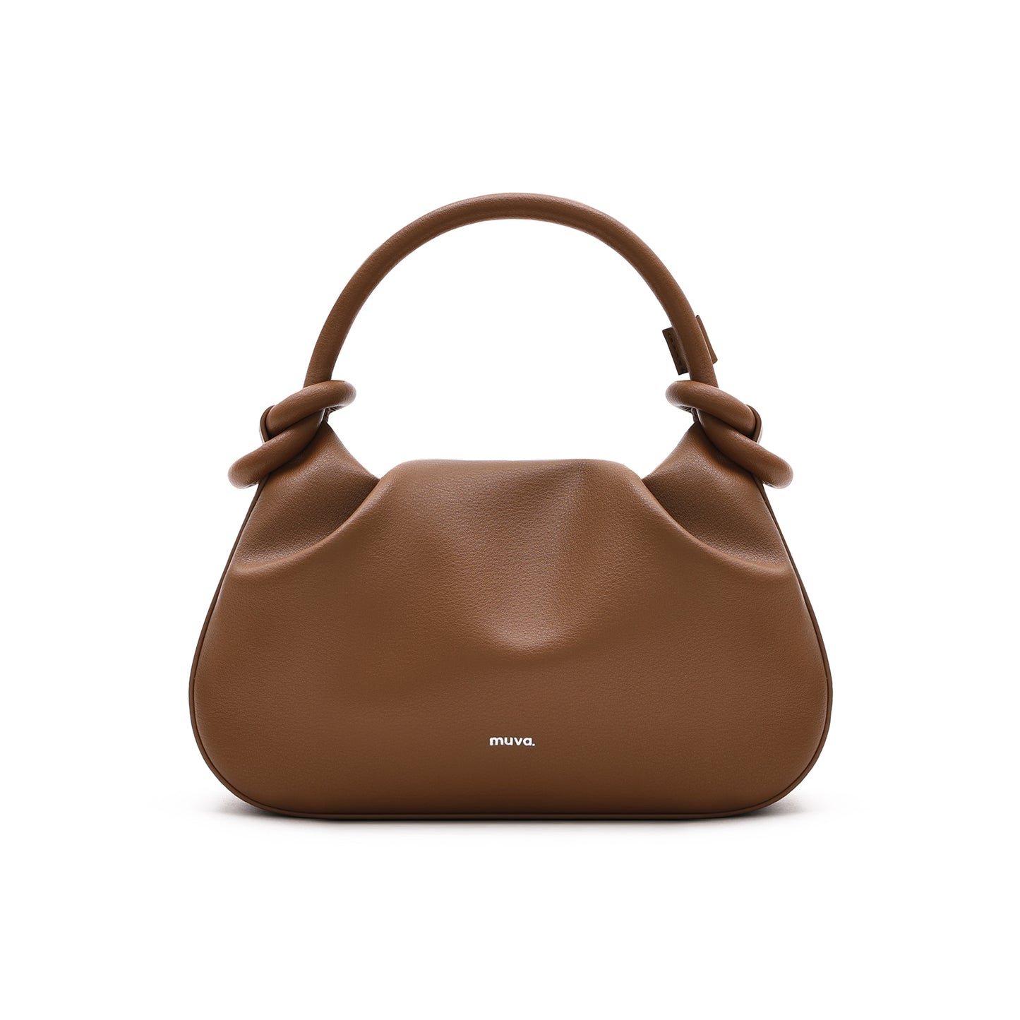 MUVA 'Cloud' Folded Leather Clutch