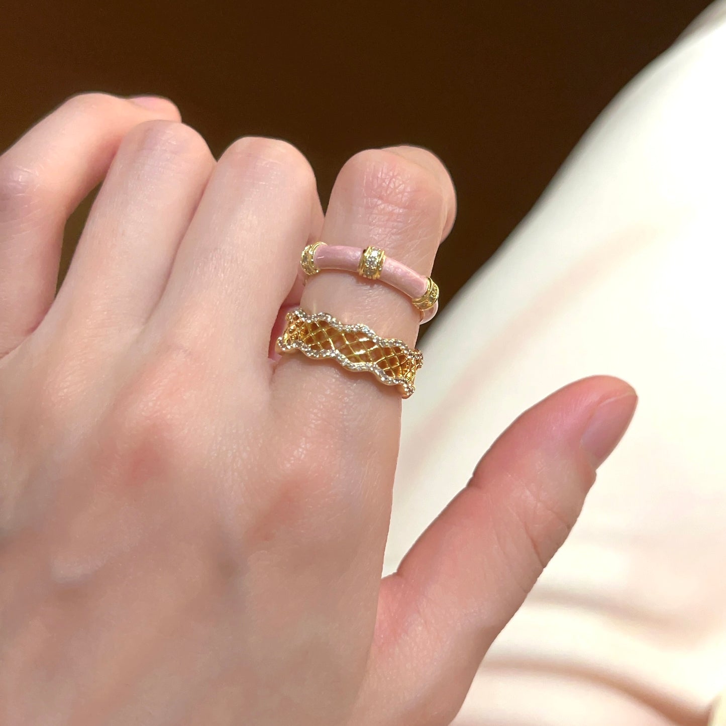 VIGVOG Butterfly Insect Rings