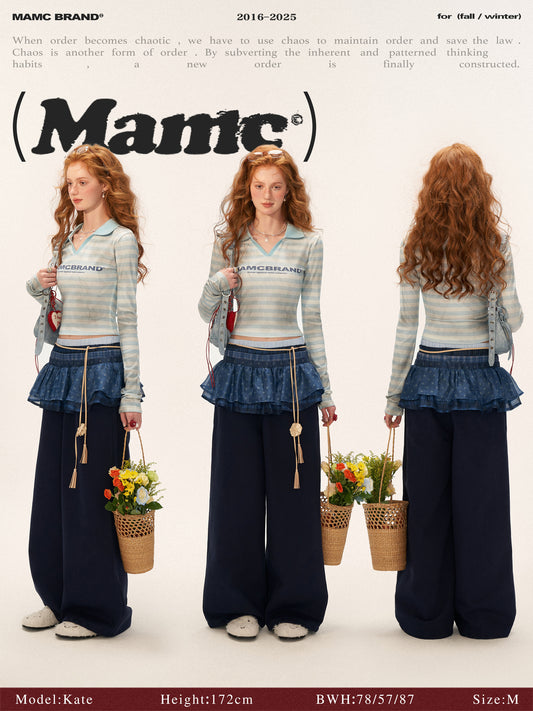 MAMC Layered Multi-Waistband Pants