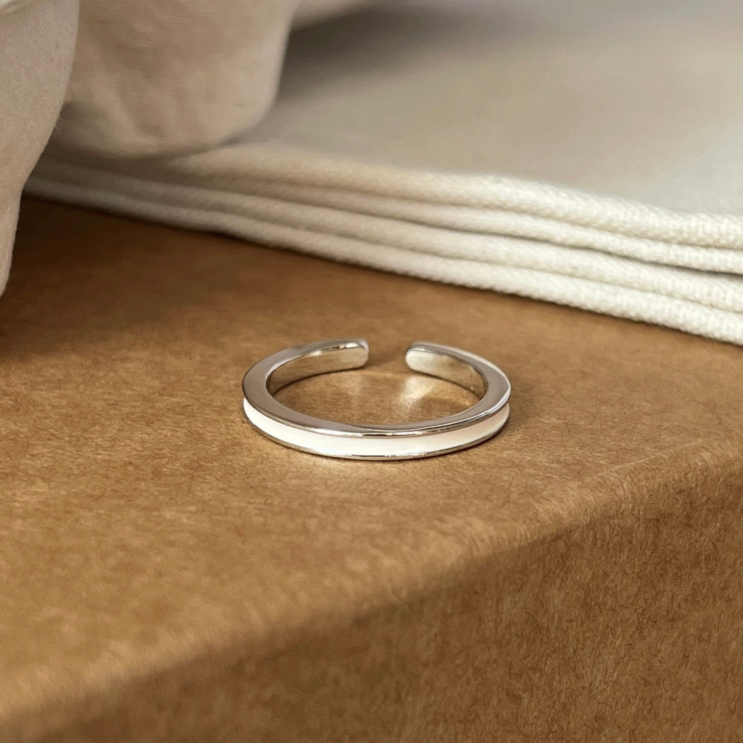 VIGVOG 2024 Minimalist Silver Ring Collection