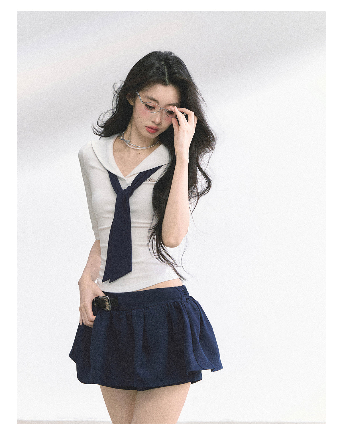 SHAOYEYAN American College Style Shirt (with non-detachable tie)