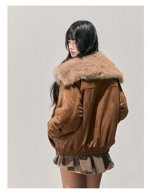 ShaoYeYan Aomalm Sunset Melts Into Sugar Maillard Padded Coat