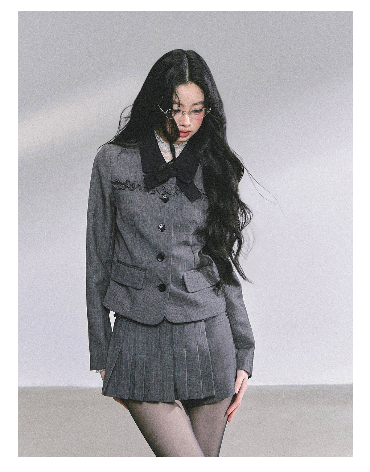 ShaoYeYan Miu-Inspired French Academy Style Two-Piece Set