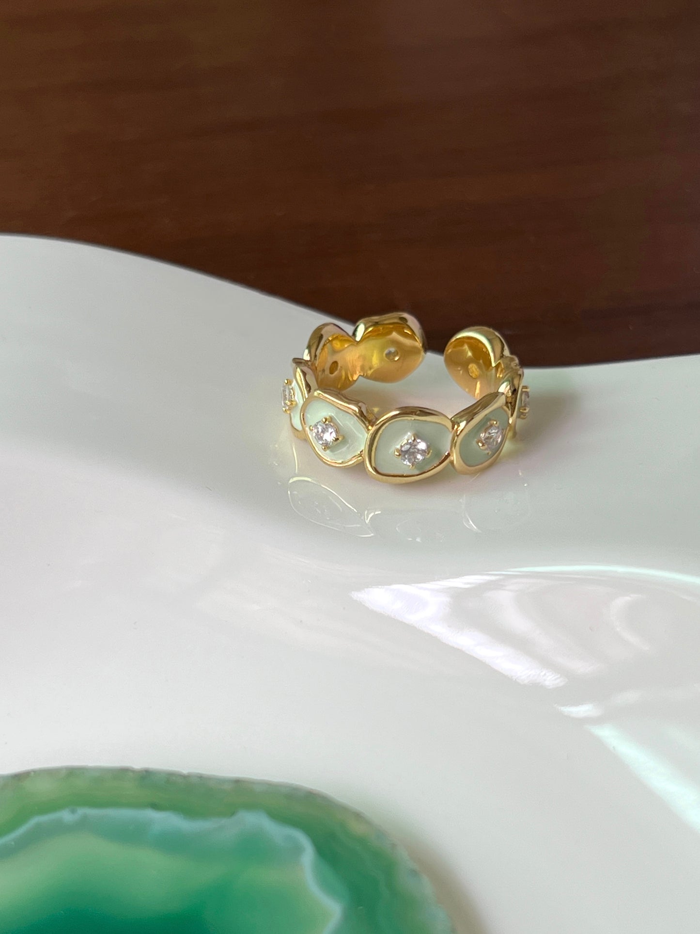 VIGVOG Enamel & Diamond Accent Ring Collection