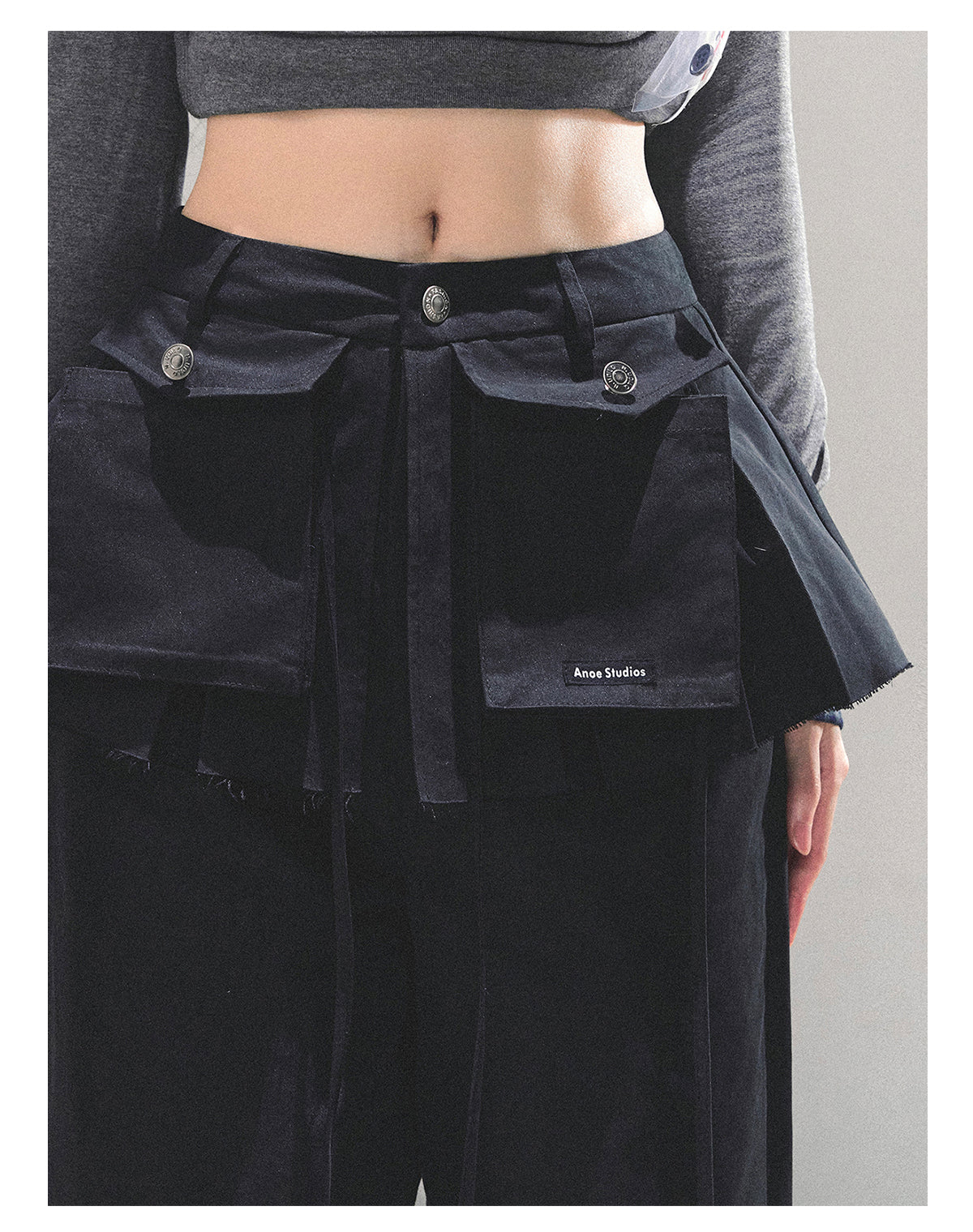 ShaoYeYan Functional Bella American Wide-Leg Pants