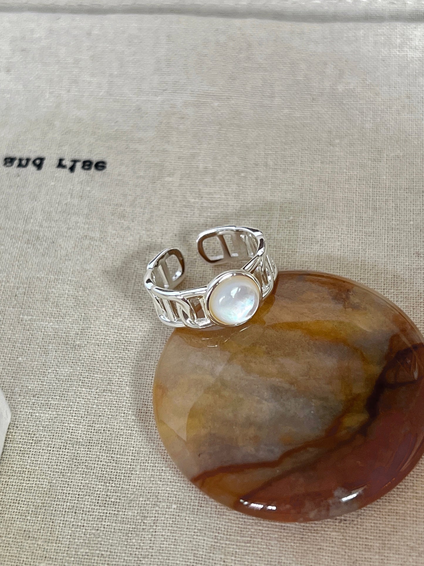 VIGVOG Natural Stone Ring Collection
