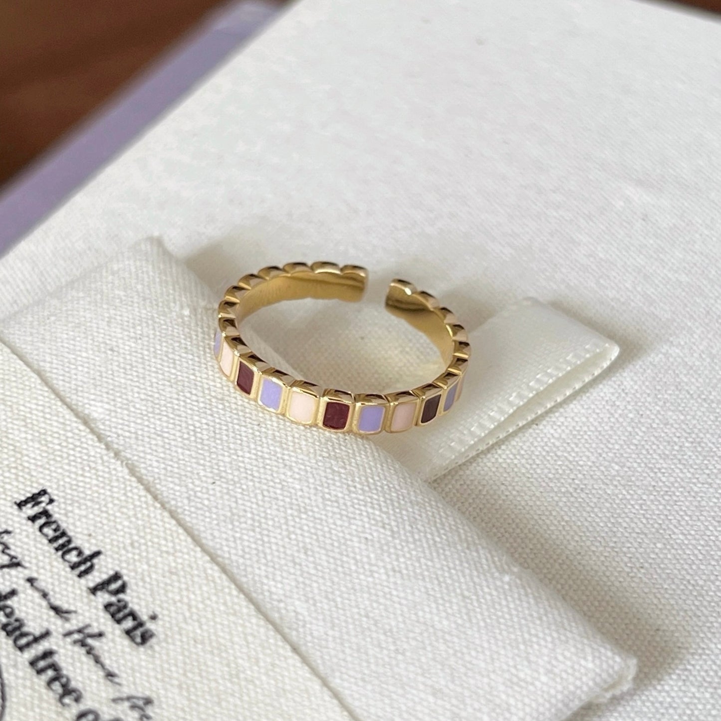 VIGVOG Iris Flower Ring Collection