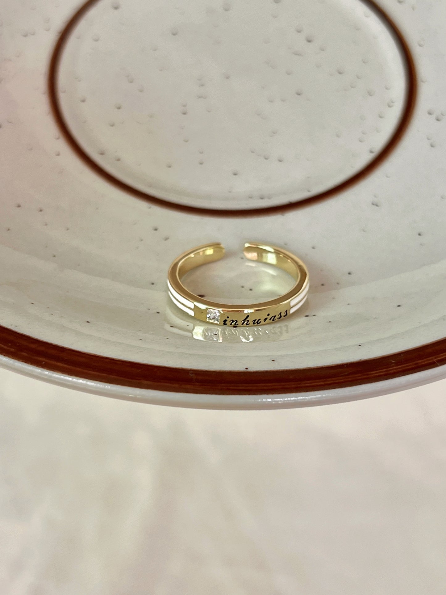 VIGVOG Natural Stone Ring Collection