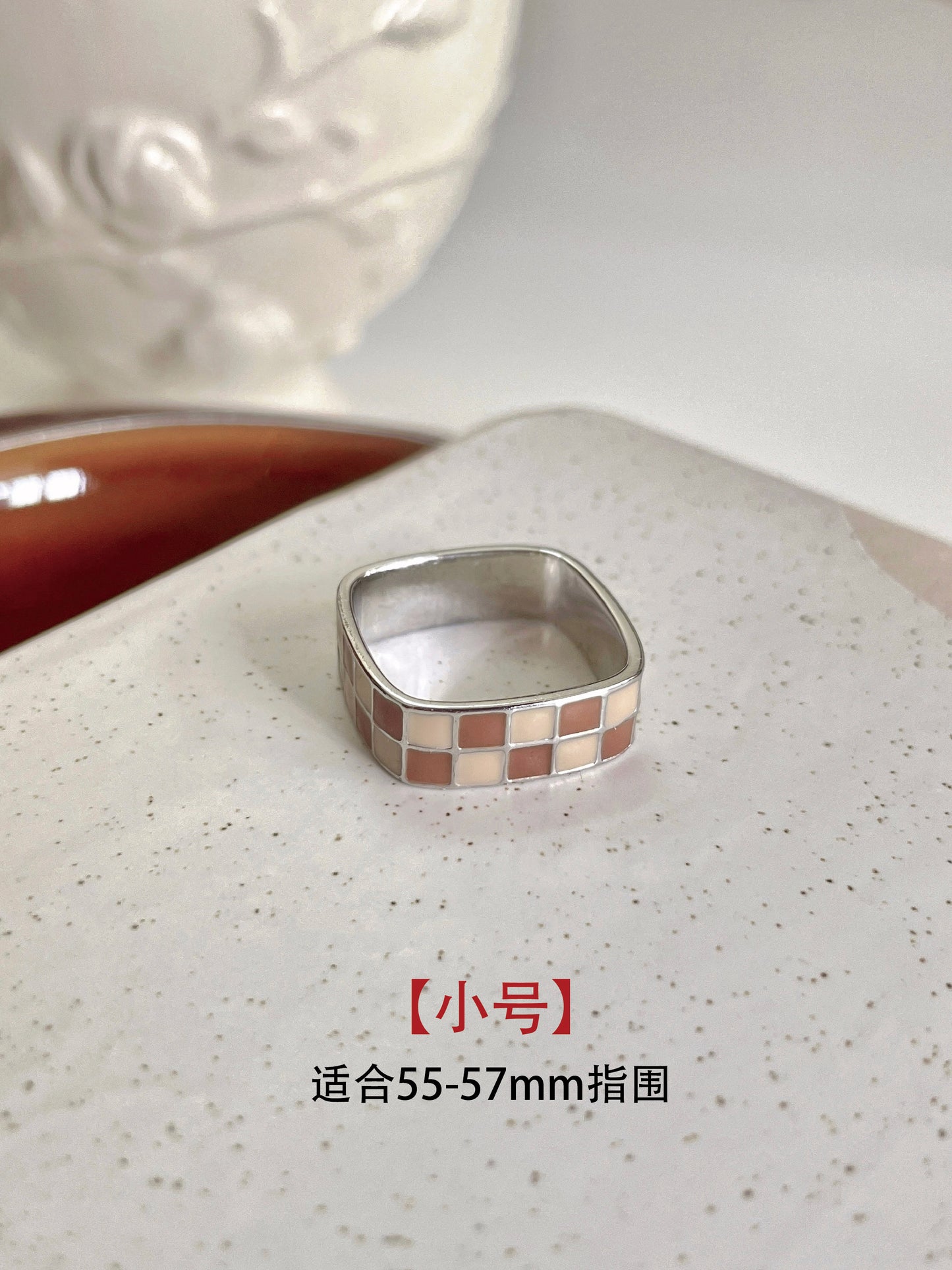 VIGVOG Geometric Ring