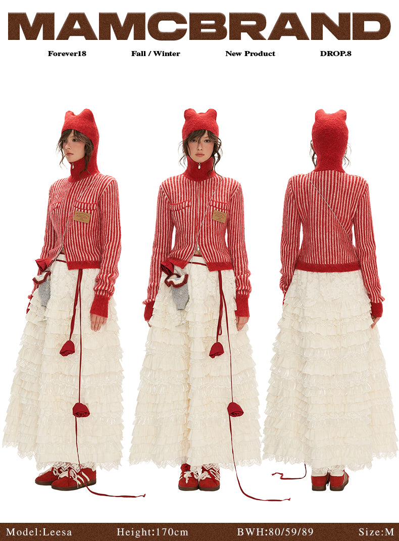 MAMC Hooded Striped Sweater