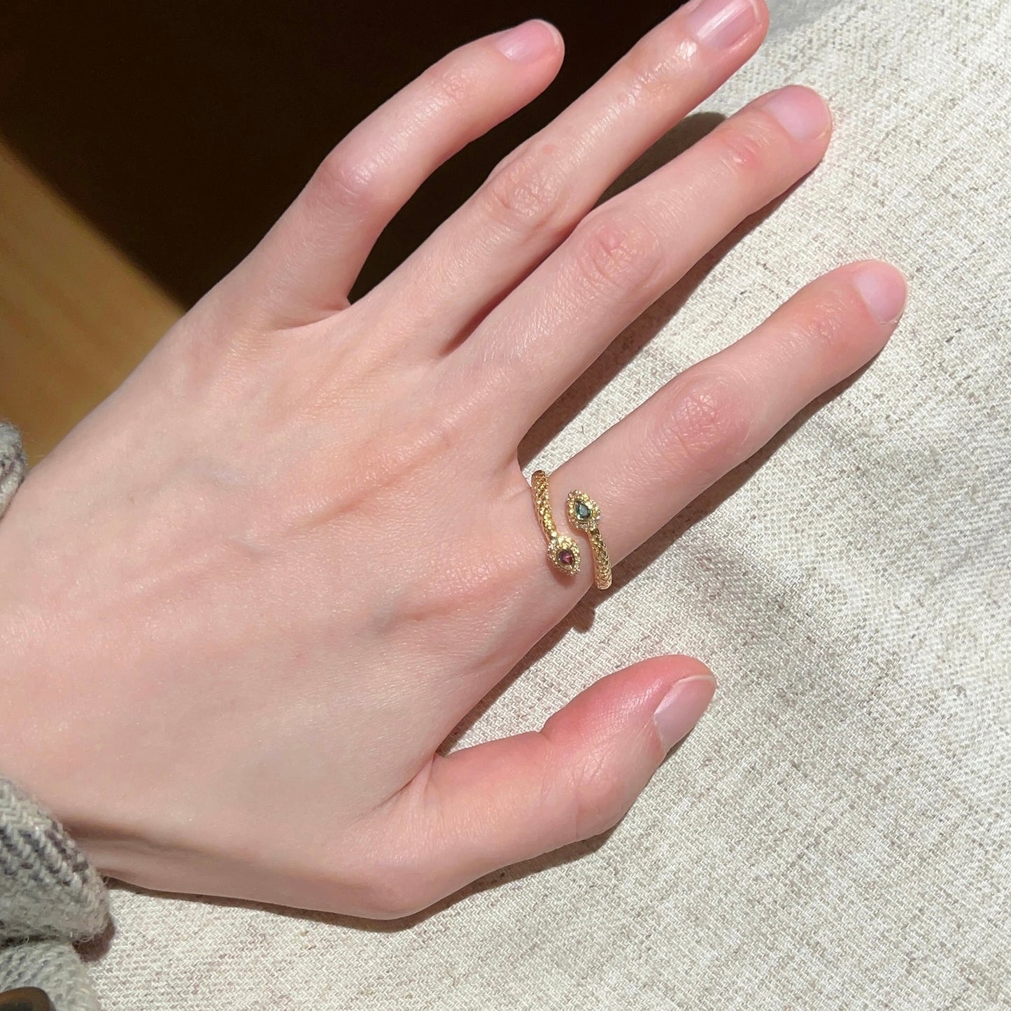 VIGVOG Zodiac Snake Ring