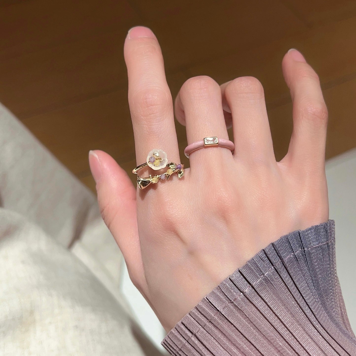 VIGVOG 2025 Ethereal Butterfly Ring Collection