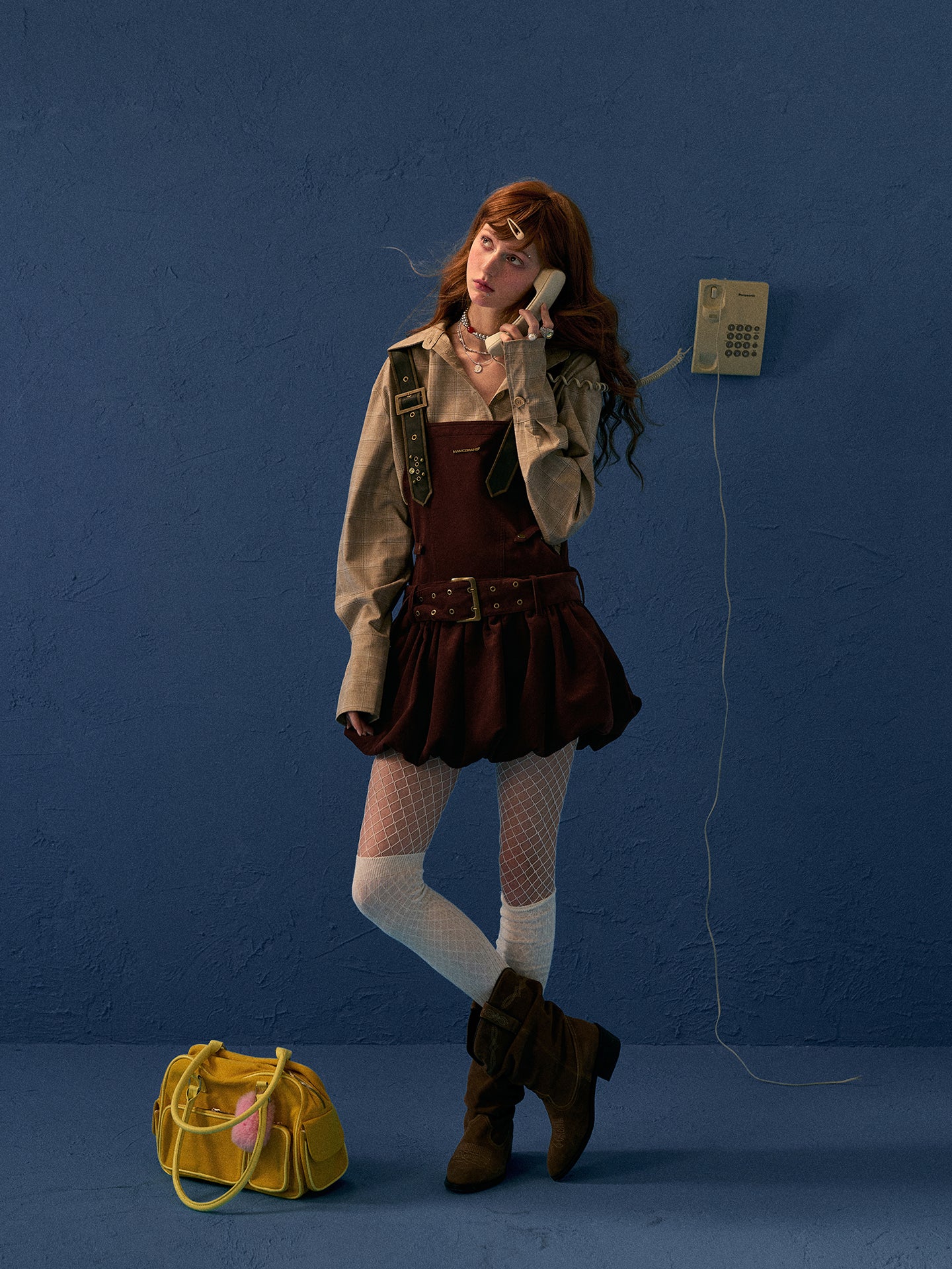 MAMC Corduroy Pinafore Dress
