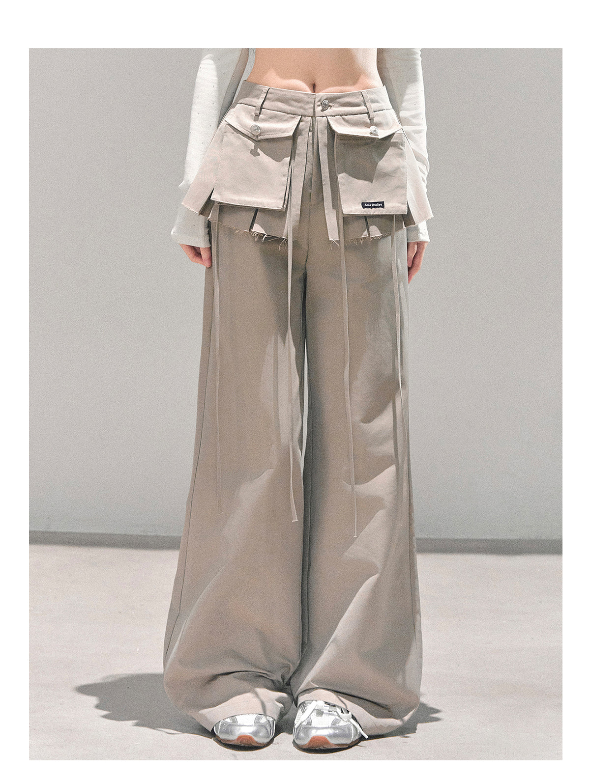 ShaoYeYan Functional Bella American Wide-Leg Pants