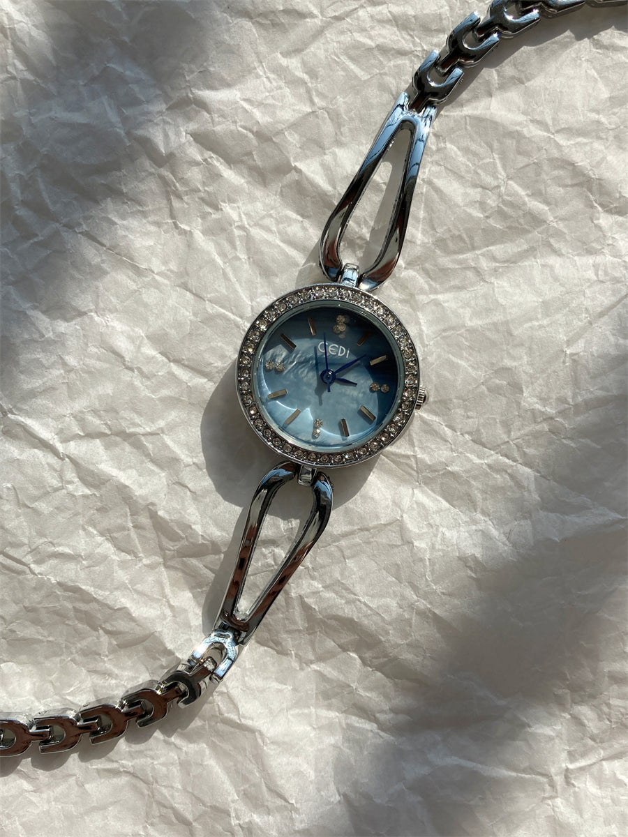 SUBTIME Haze Blue Mother-of-Pearl Watch