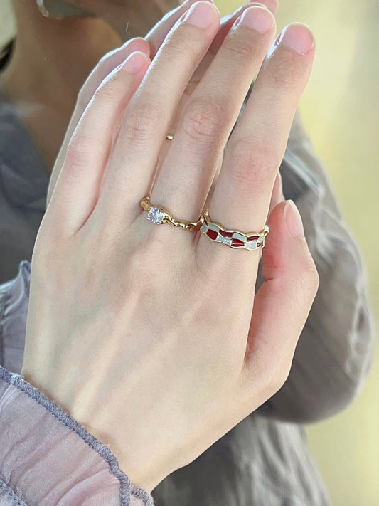 VIGVOG 2025 Clover Enamel Ring Collection