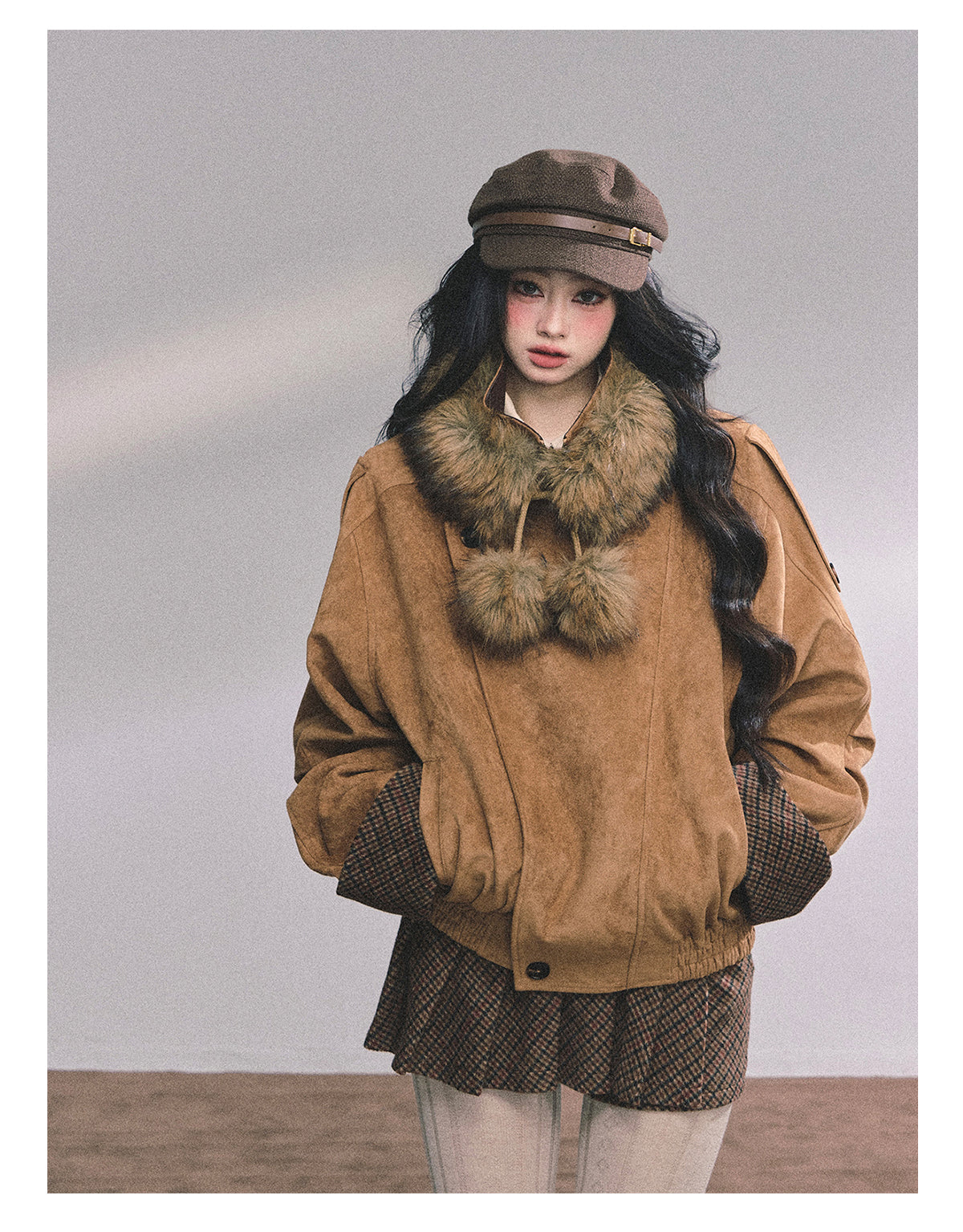 ShaoYeYan Hazelnut Warm Velvet Premium Suede Set