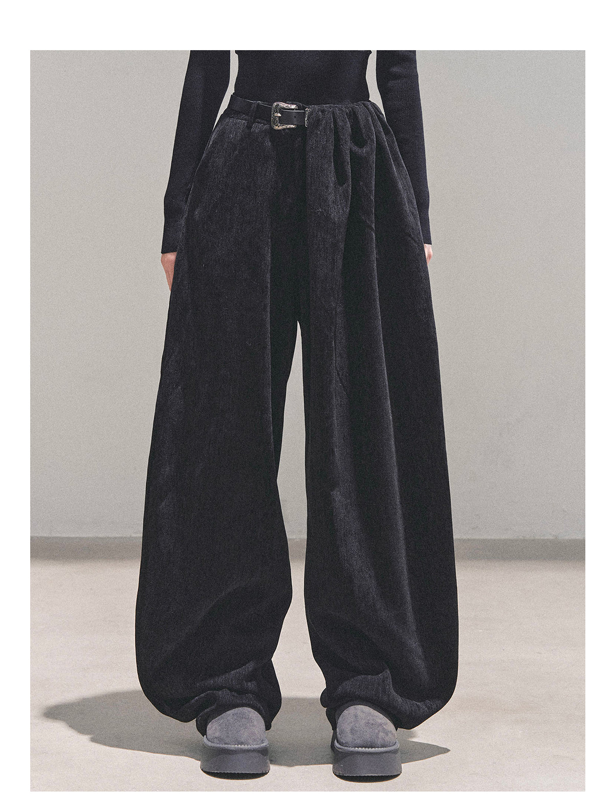 ShaoYeYan Sunset & Glance Wide-Leg Pants