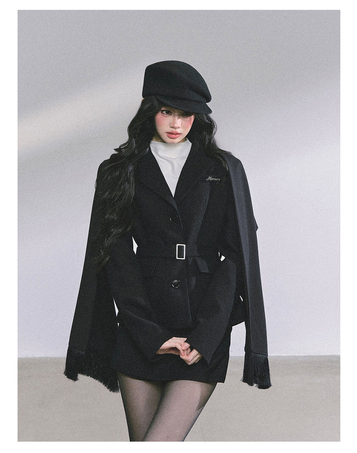 ShaoYeYan Minimalist Versatile Semi-Turtleneck Base Layer