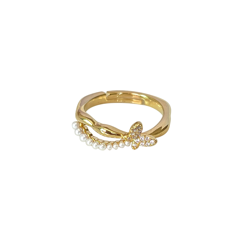 VIGVOG Artisan Butterfly Cocktail Ring