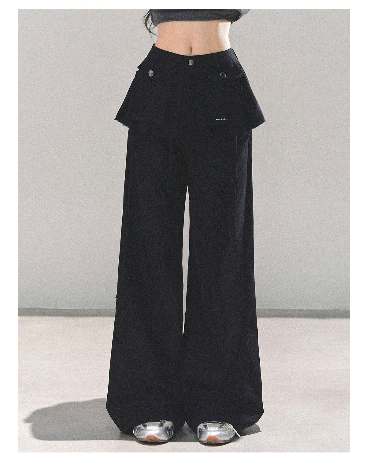 ShaoYeYan Functional Bella American Wide-Leg Pants
