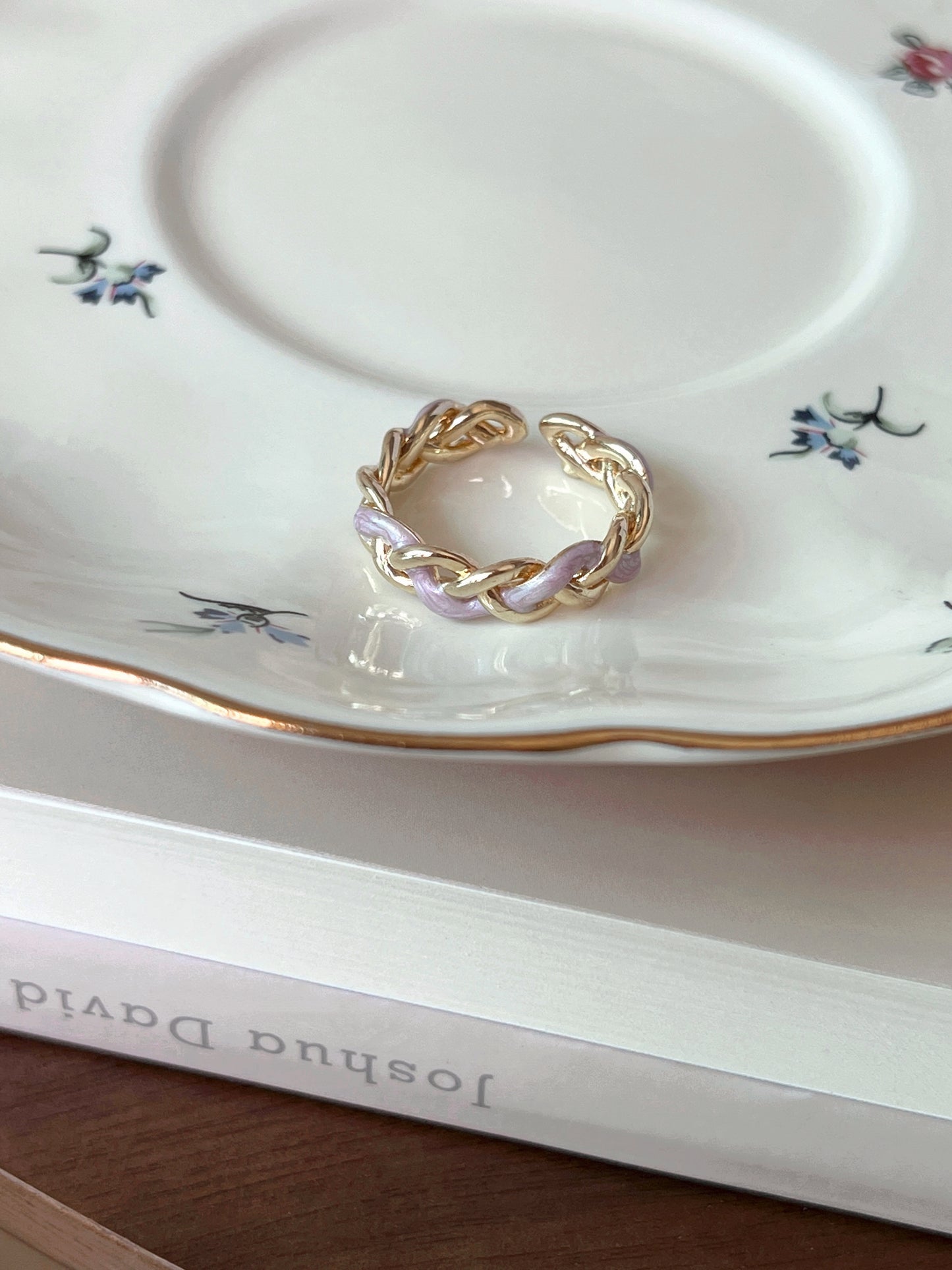 VIGVOG Enamel & Pearl Princess Ring Collection