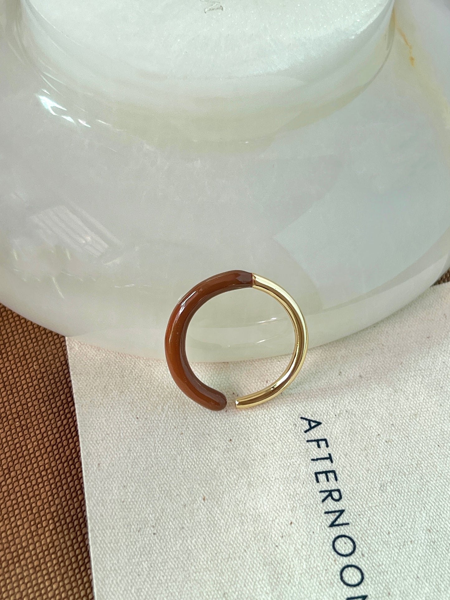 VIGVOG Geometric Ring