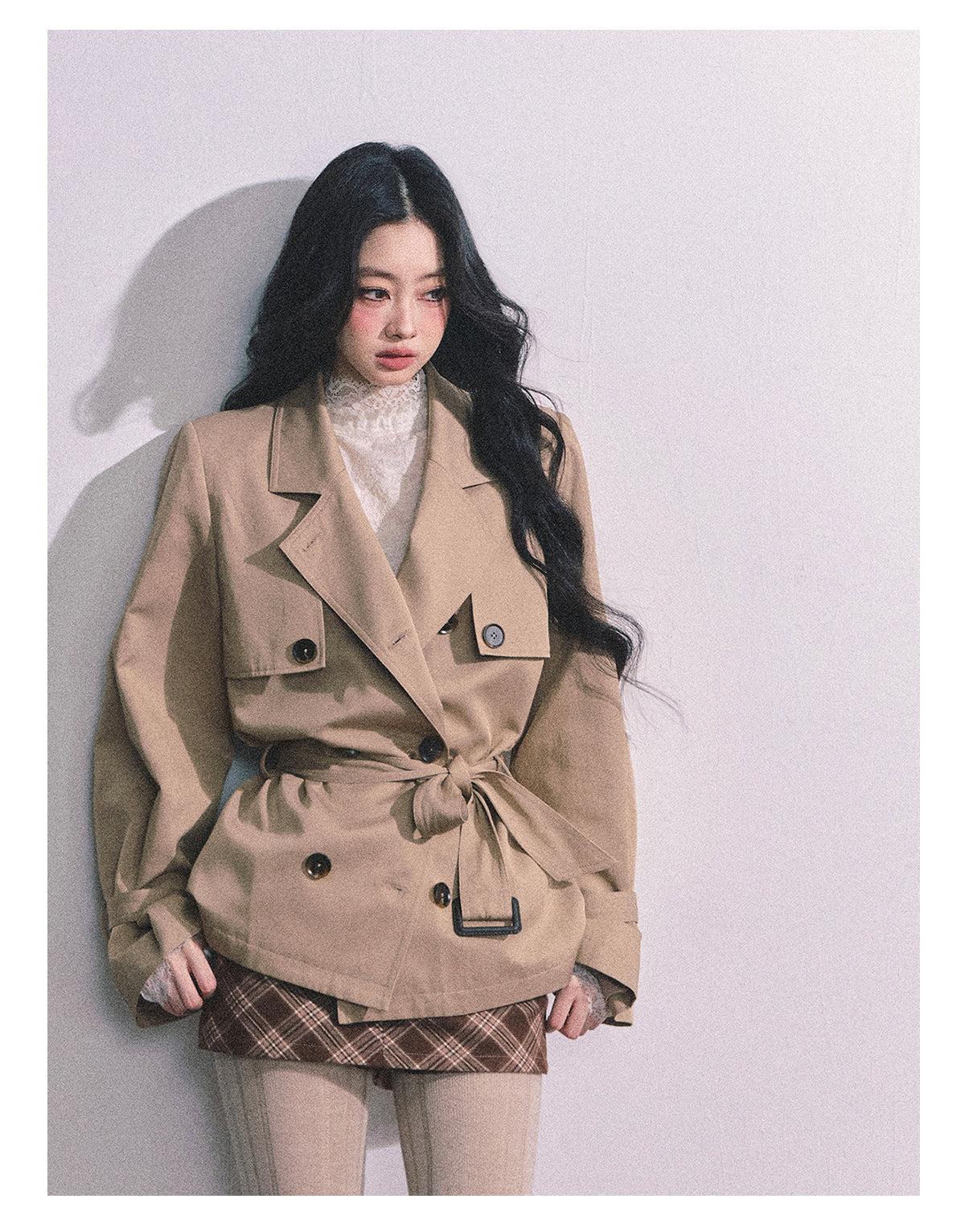 ShaoYeYan Herli Heiress Loose Fit Trench Coat