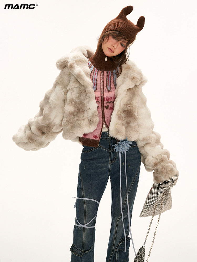 MAMC Textured Bouclé Jacket