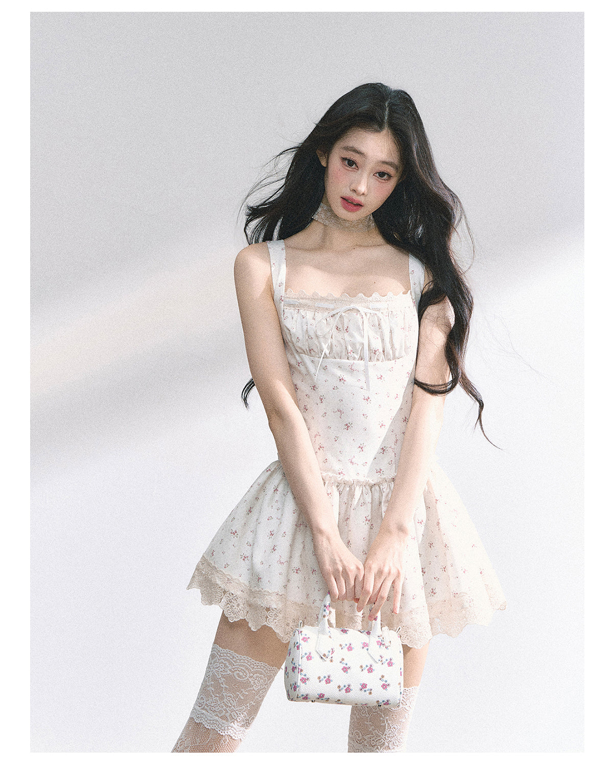 SHAOYEYAN French Lace Babydoll Dress