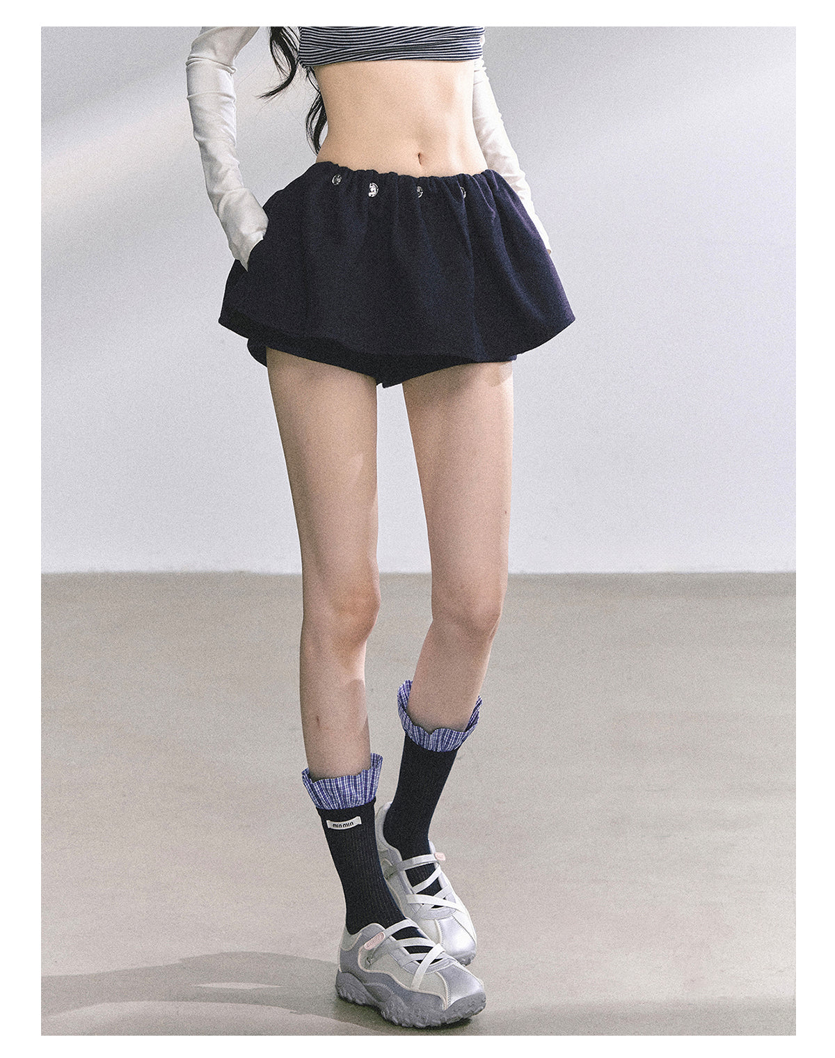 SHAOYEYAN French Wool Blend Slim Skirt
