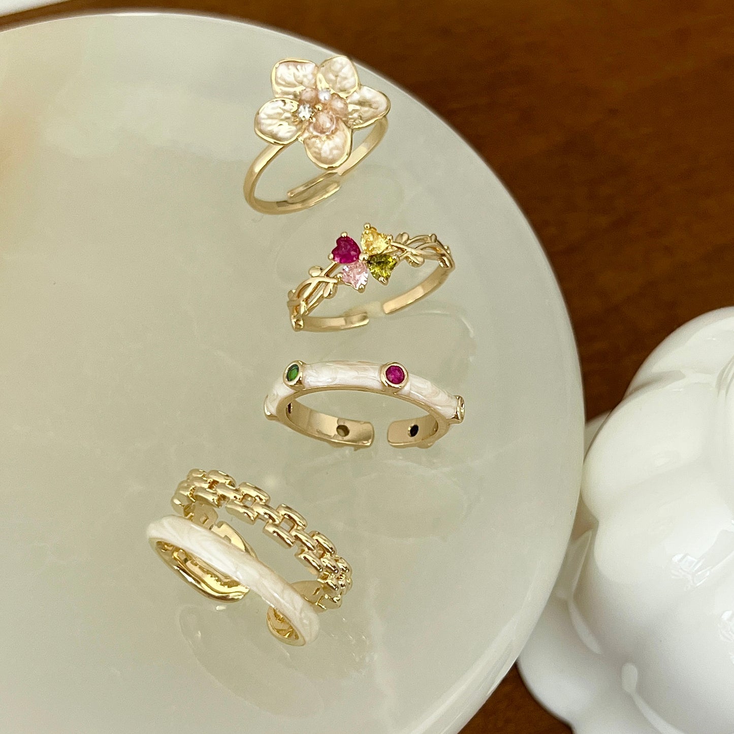 VIGVOG 2025 Rainbow Diamond Ring Collection