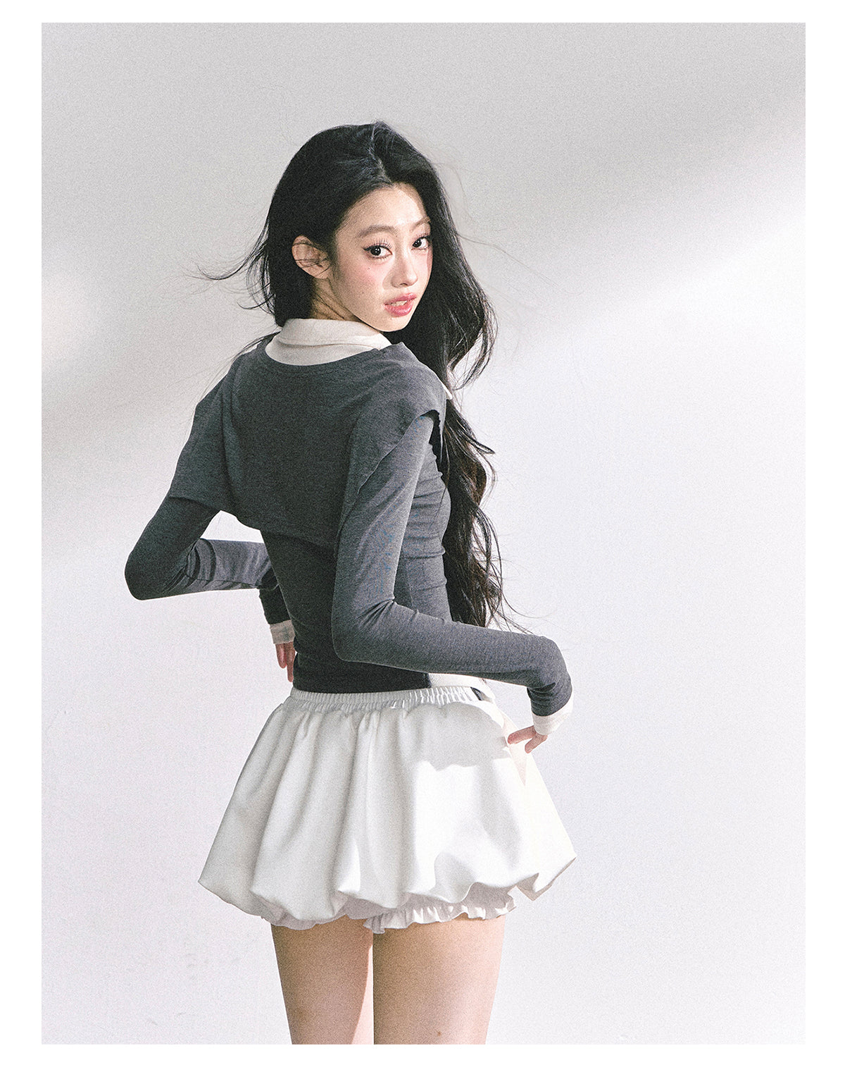 SHAOYEYAN American Style Mock Polo Tee