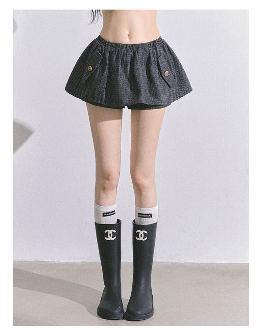 ShaoYeYan Karasuno High School French A-Line Flared Skirt