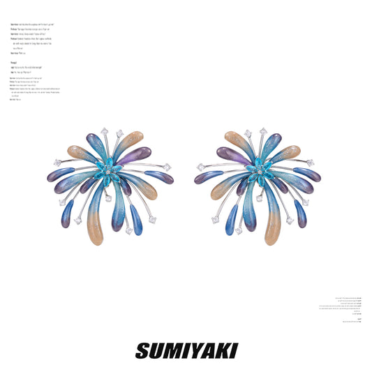 SUMIYAKI Fireworks Star Earrings