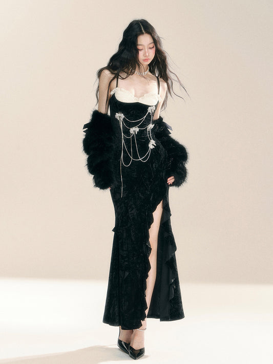 SHAOYEYAN Lady Bird High-Slit Maxi Dress