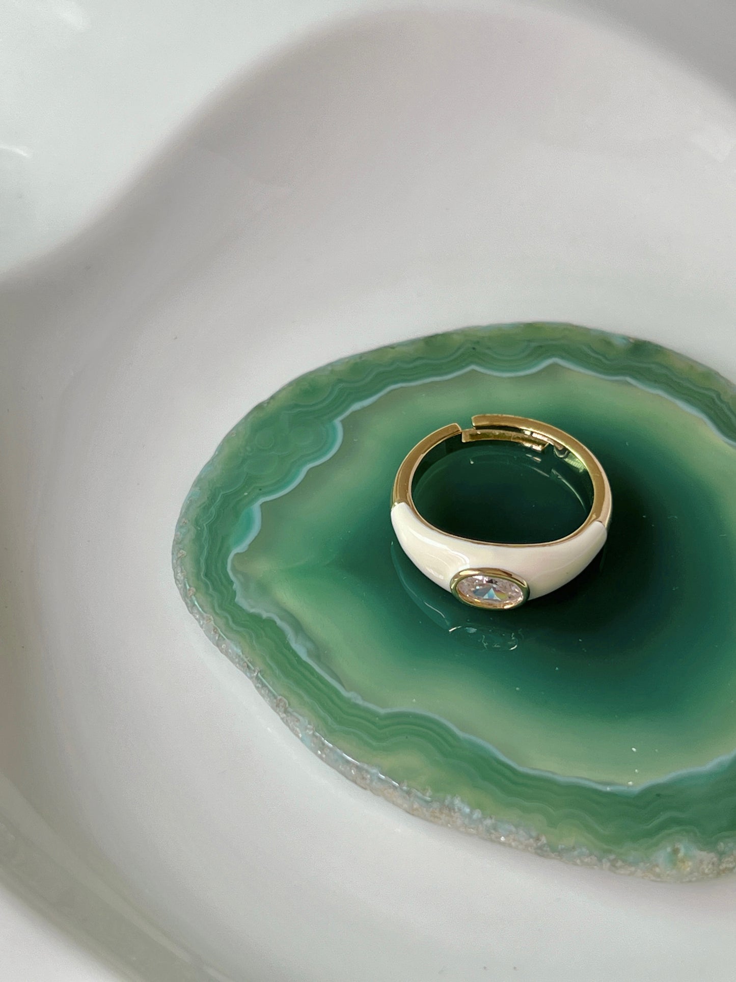 VIGVOG Enamel & Diamond Accent Ring Collection