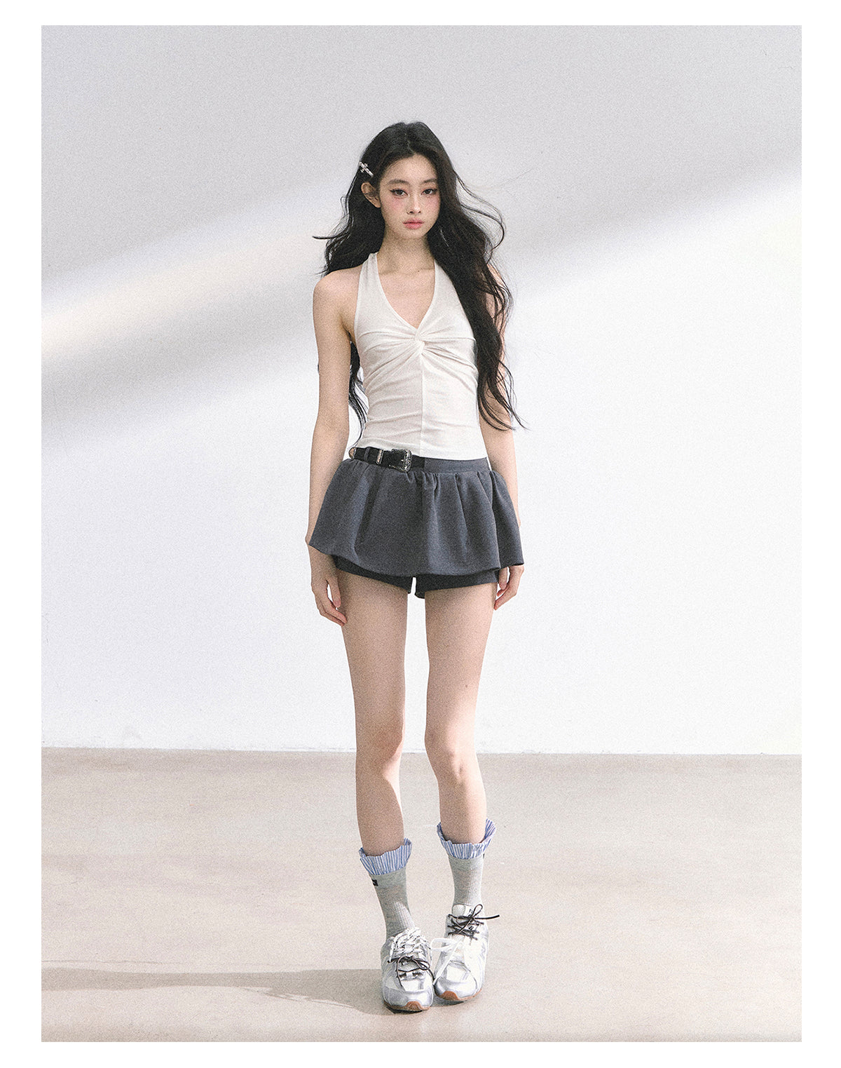 SHAOYEYAN French Lace Backless Top