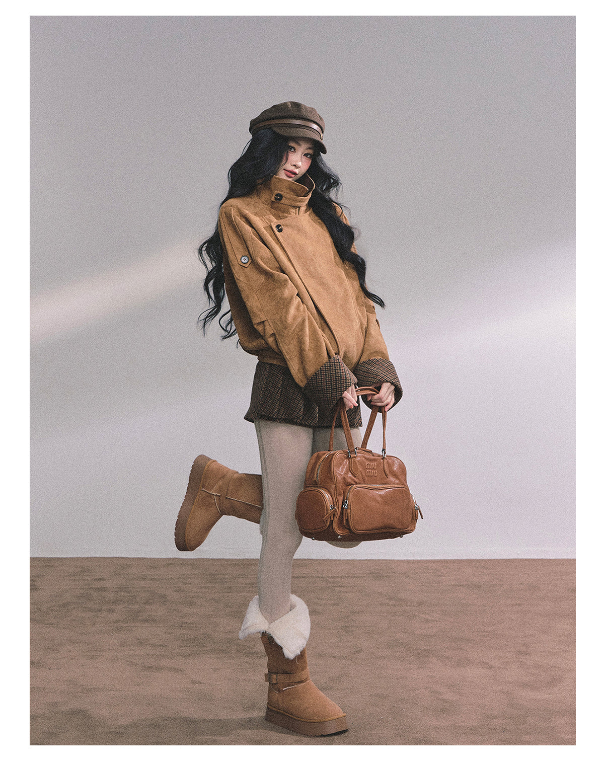 ShaoYeYan Hazelnut Warm Velvet Premium Suede Set