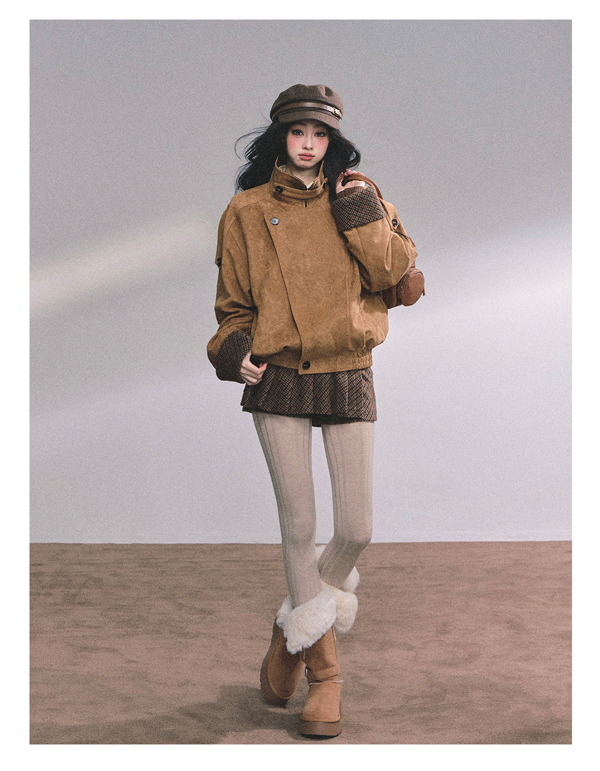 ShaoYeYan Hazelnut Warm Velvet Premium Suede Set