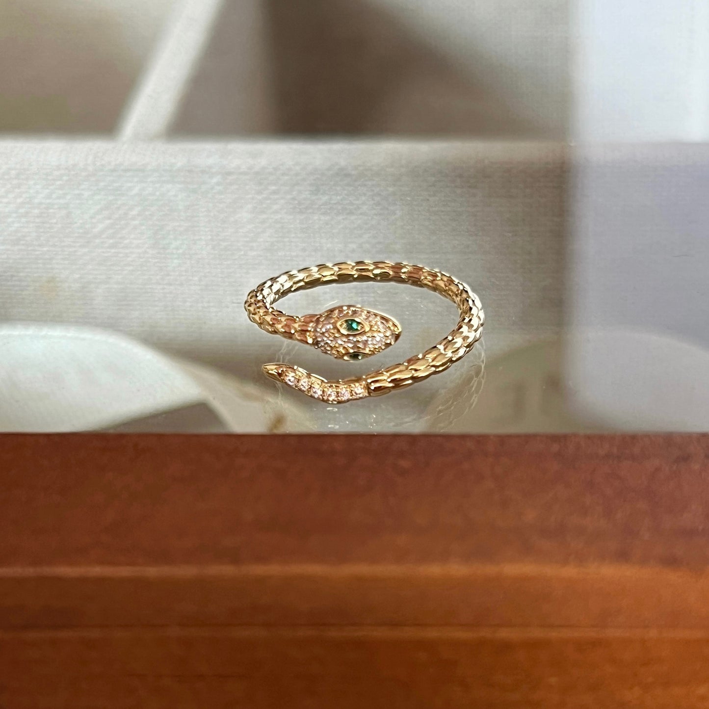 VIGVOG 2025 Zodiac Snake Ring Collection