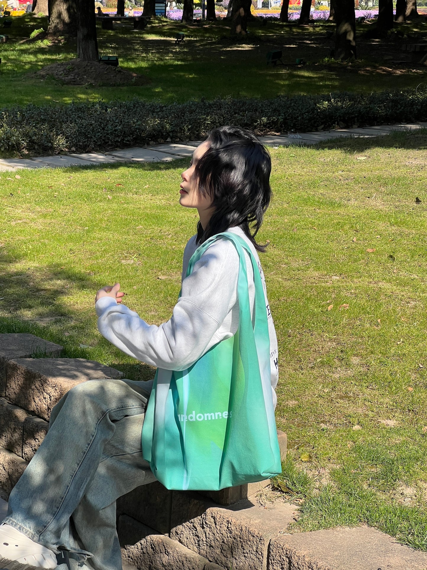 Randomness Original Abstract Flannel Tote Bag