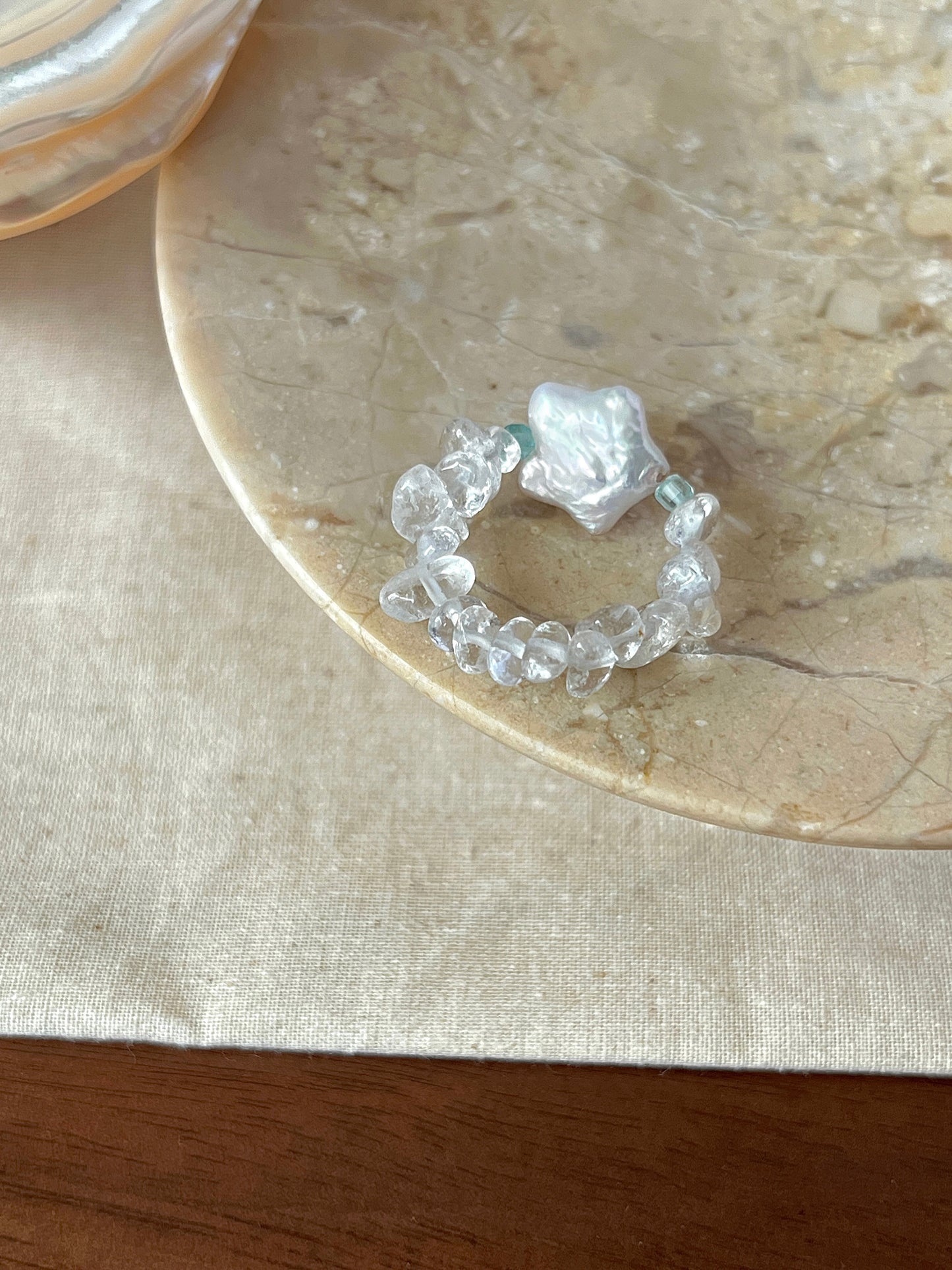 VIGVOG Pearl & Enamel Art Ring Collection