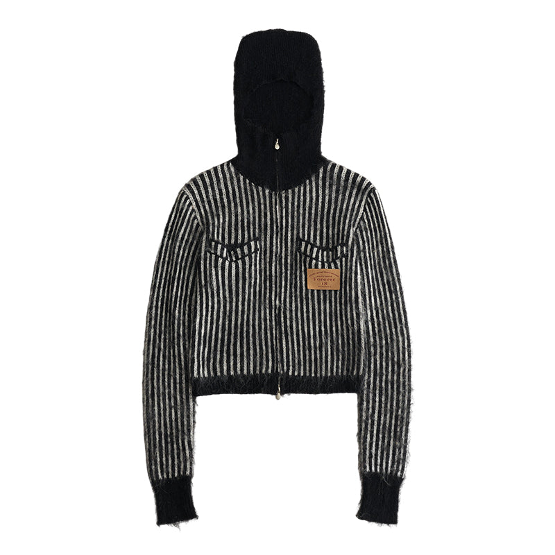MAMC Hooded Striped Sweater